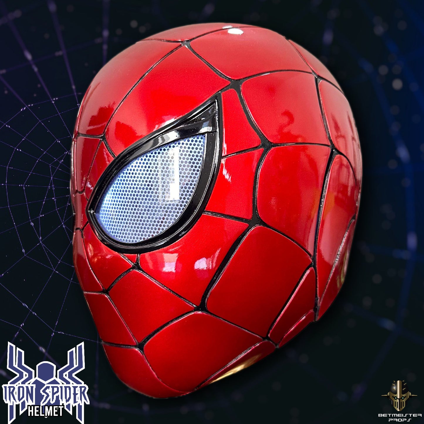 Iron Spider Helmet - Handmade Edition with Realistic Details