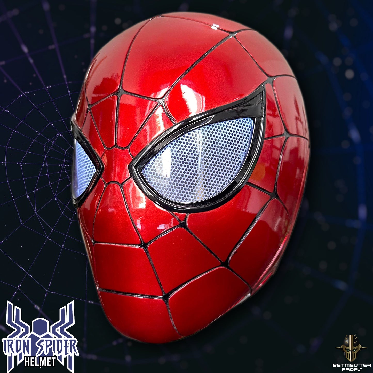 Iron Spider Helmet - Handmade Edition with Realistic Details