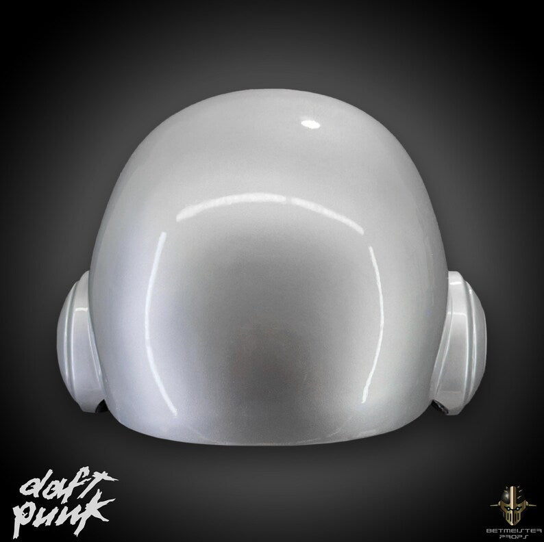 Helmet in silver paint by Thomas Bangalter from Daft Punk - Exclusive Edition