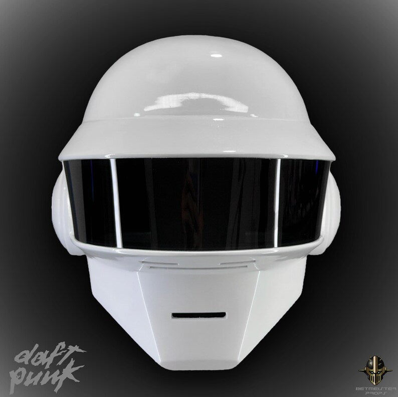 Daft Punk Thomas Bangalter Shiny Pearl White Helmet - Exclusive Edition