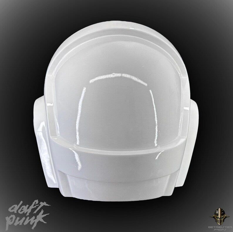 Casco Blanco Brillante de Daft Punk Guy-Manuel - Edición Exclusiva