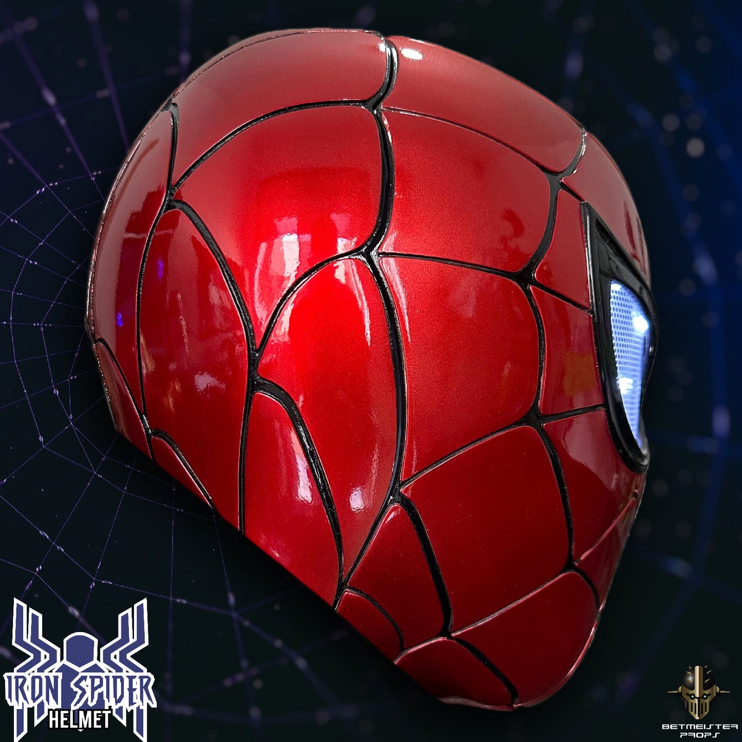 Iron Spider Helmet - Handmade Edition with Realistic Details