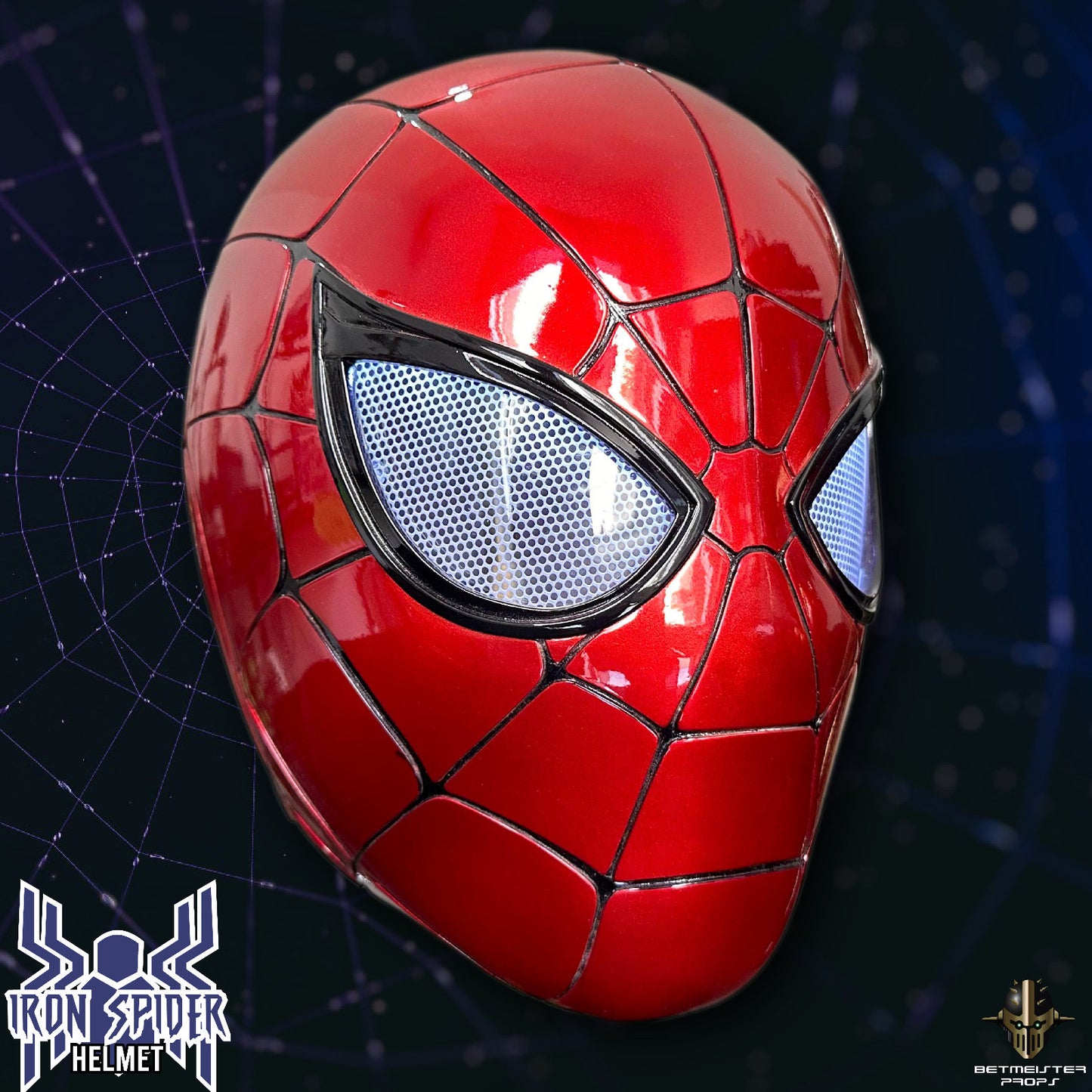 Iron Spider Helmet - Handmade Edition with Realistic Details