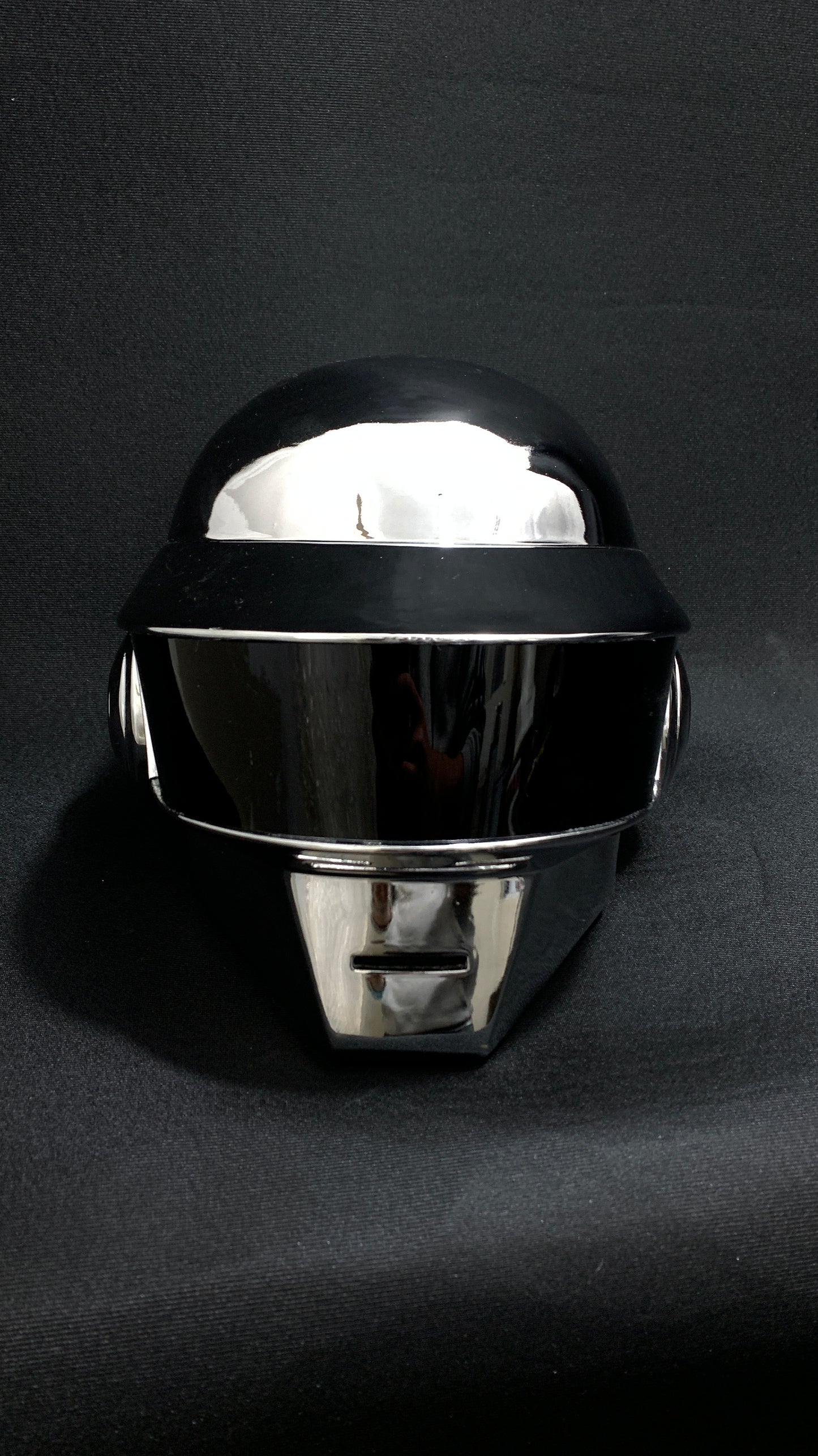 Daft Punk Chrome Helmet Set - Guy-Manuel and Thomas Bangalter