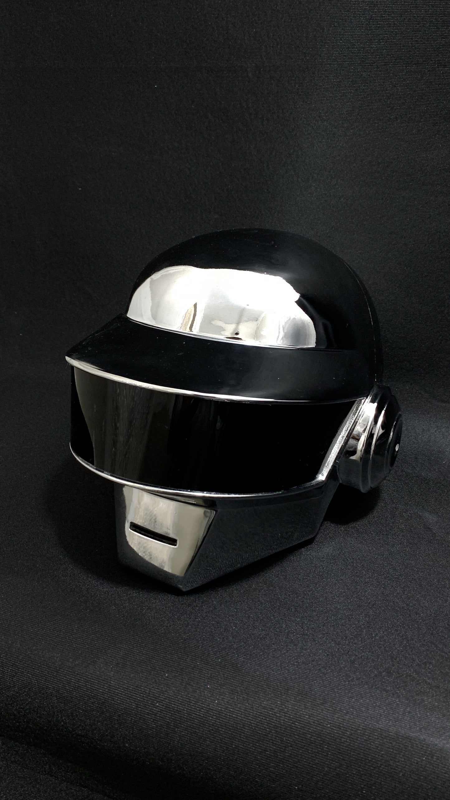 Daft Punk Chrome Helmet Set - Guy-Manuel and Thomas Bangalter