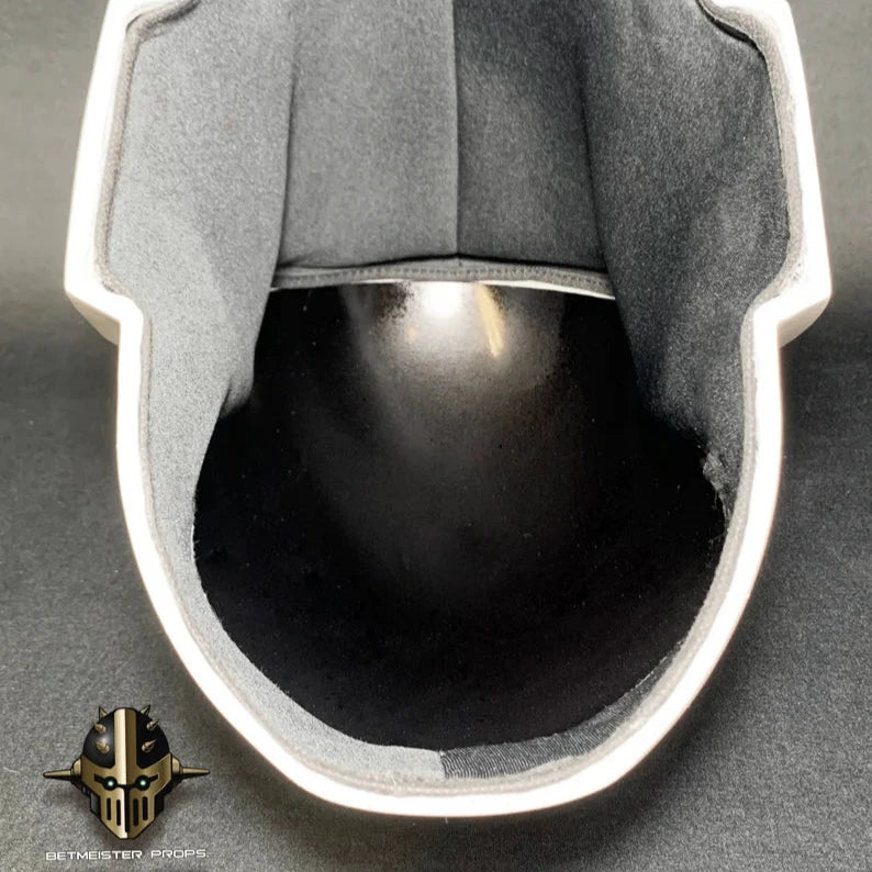 Casco Blanco Brillante de Daft Punk Guy-Manuel - Edición Exclusiva