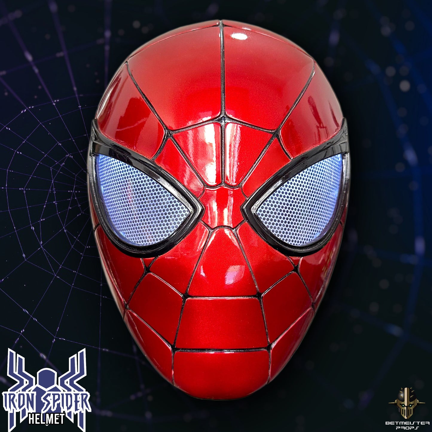 Casco Iron Spider - Edición Hecha a Mano con Detalles Realistas