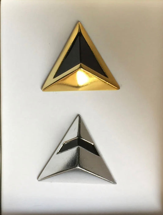 2 chromed Daft Punk pendants