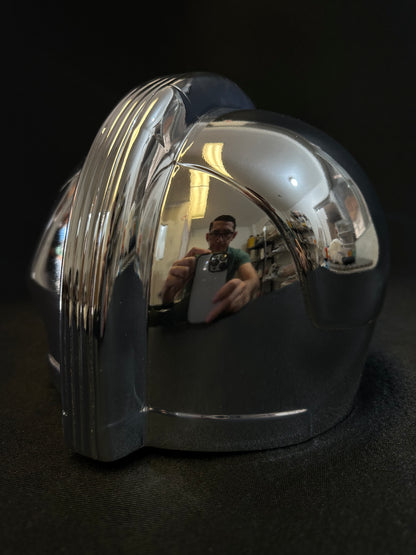 Peacemaker Silver Chrome Helmet - Exclusive Edition