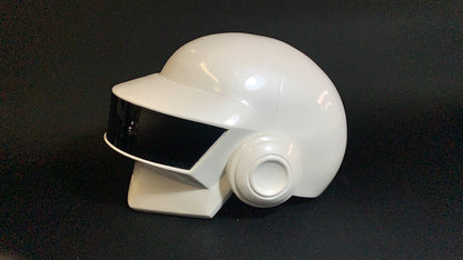 Set de Cascos en pintura blanco brillante de Daft Punk - Guy-Manuel y Thomas Bangalter