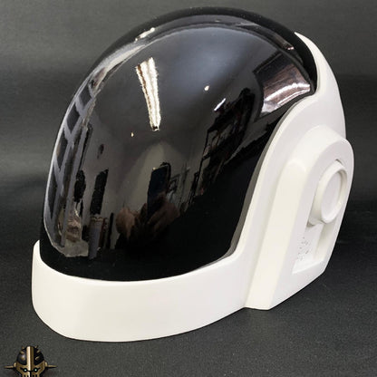 Set de Cascos en pintura blanco brillante de Daft Punk - Guy-Manuel y Thomas Bangalter