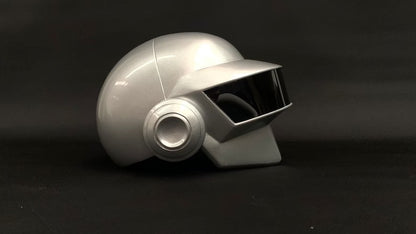 Set de Cascos en pintura oro y plata de Daft Punk - Guy-Manuel y Thomas Bangalter