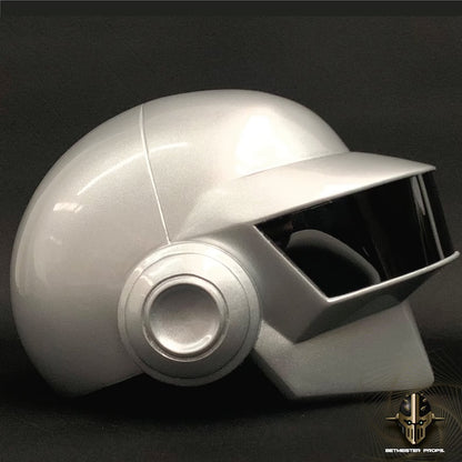 Helmet in silver paint by Thomas Bangalter from Daft Punk - Exclusive Edition