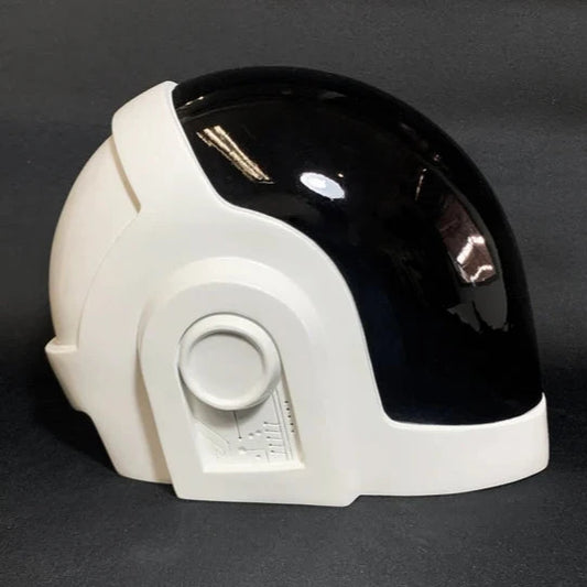 Casco Blanco Brillante de Daft Punk Guy-Manuel - Edición Exclusiva