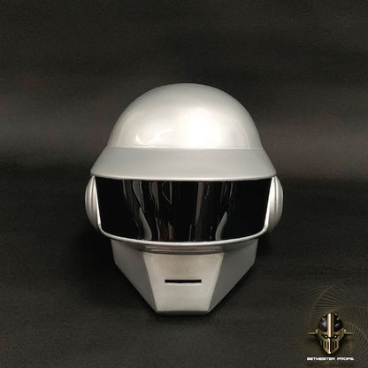 Helmet in silver paint by Thomas Bangalter from Daft Punk - Exclusive Edition