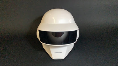 Casco Blanco Perla Brillante de Daft Punk Thomas Bangalter - Edición Exclusiva