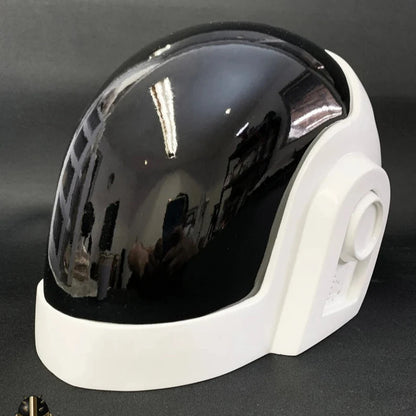 Casque Daft Punk Guy-Manuel Blanc Brillant - Édition Exclusive