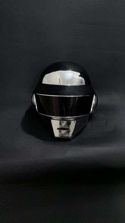 Casco Cromado de Daft Punk Thomas Bangalter - Edición Exclusiva